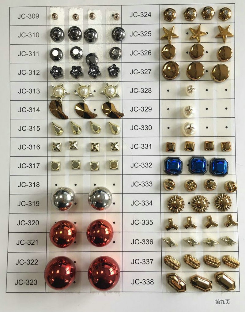 2021garment accessory rhinestone decoration plastic rivet for women shoes
