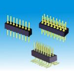 DIP Machine Pin Headers , Round Male 2mm Header Connector ISO Certification
