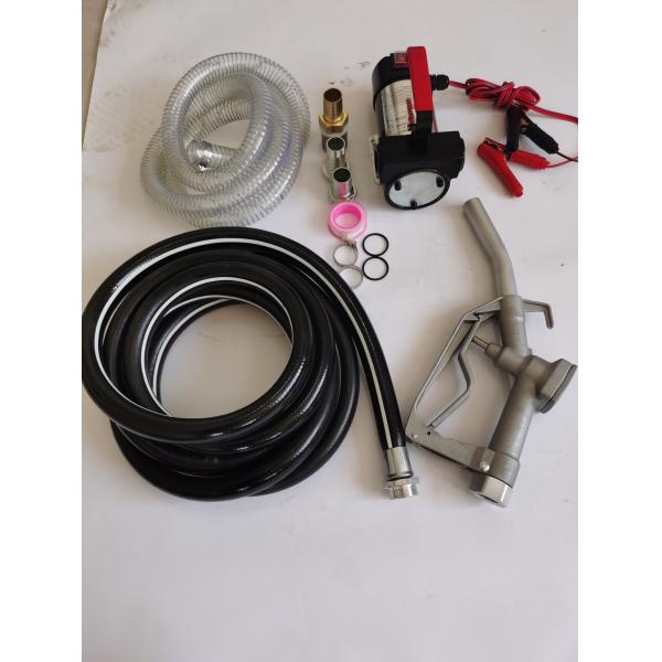 AC / DC Wall Mount 12v Fuel Transfer Pump Diesel With Fuel Nozzle Pump Kit