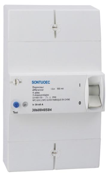 Quality 4 pole earth leakage circuit breaker  adjustable Current overload and leakage current protection voltage operated elcb for sale
