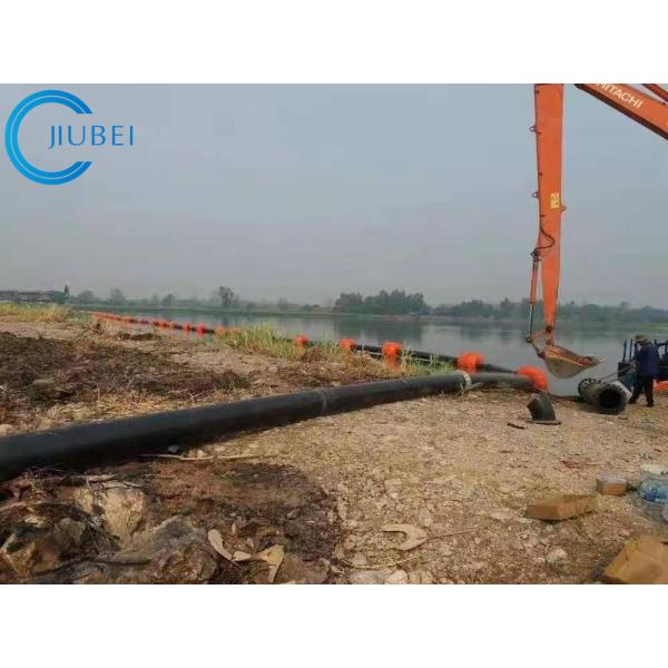 HDPE Dredging Pipe Floats Hose Floatation Foamed Flexible Plastic Sand 23 Inch