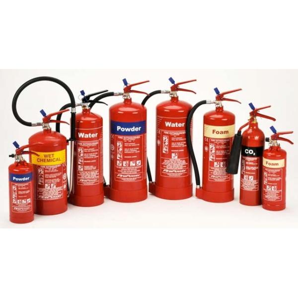 Multi Purpose ABC40 Automatic Fire Extinguisher 9KG Cold Roll Steel For Industry