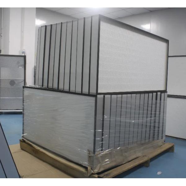 Custom Size High-Efficiency H13 H14 Class HEPA Filter 99.99% Activated Carbon Laminar Air Flow PP+PET PP Fiberglass Supplies