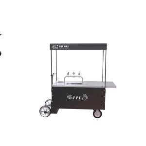 China Ice Cream Disc Brake Stainless Steel 300kg Beer Bike Cart wholesale