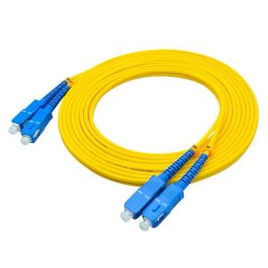 China SC/UPC-SC/UPC SC SM 3M Bundle Duplex Fiber Optic Patch Cord wholesale