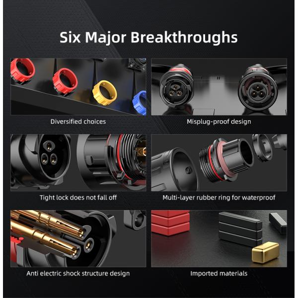 Manufacturer Cnlinko IP68 Male Female RJ45 Connector Waterproof RJ45 Ethernet Connector