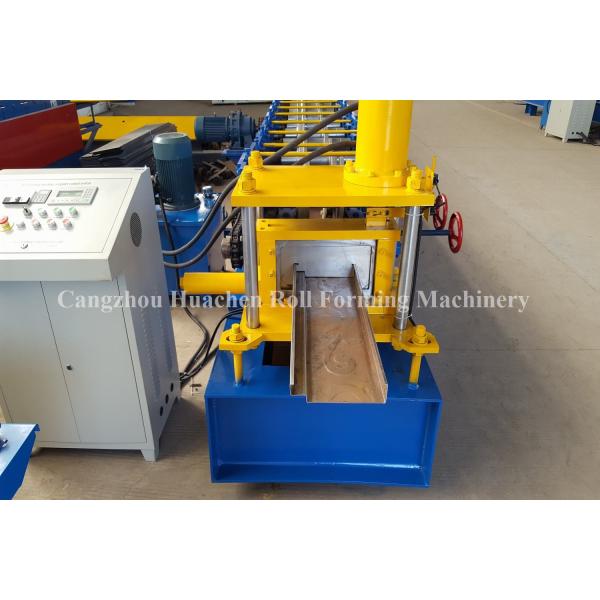 Steel Security Door Frame Roll Forming Machine with 14 Steps , 85 mm Effective Width