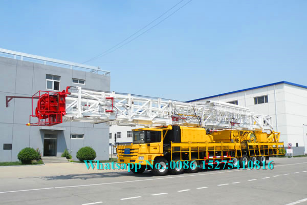 4000m Depth Truck Mounted Drill Rig / Oil Well Drilling Equipment ZJ40 / 2250CZ