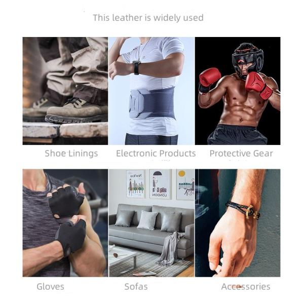 Imitation Microfiber Suede Leather Fabric Double Sided Velvet For Shoes