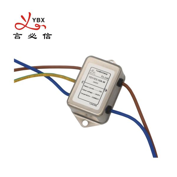 10A Electrical DC Line Noise Filter ISO9001 Certification OEM Service