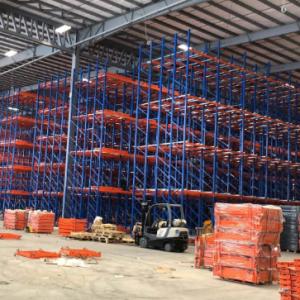 China Customizable Gravity Pallet Rack 4-8 Layer Rust Resistant wholesale