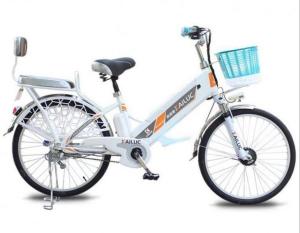 China Steel 48v 250w 24 Inch Wheel Electric Bike wholesale