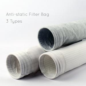 China Anti - Static High Efficiency Filter Bag Polyester 1000mm~8000mm Length wholesale