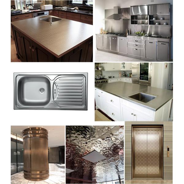 Elevator Designed SS sheet 304 316 grade embossed decorative stainless steel sheet 4x8 4x10
