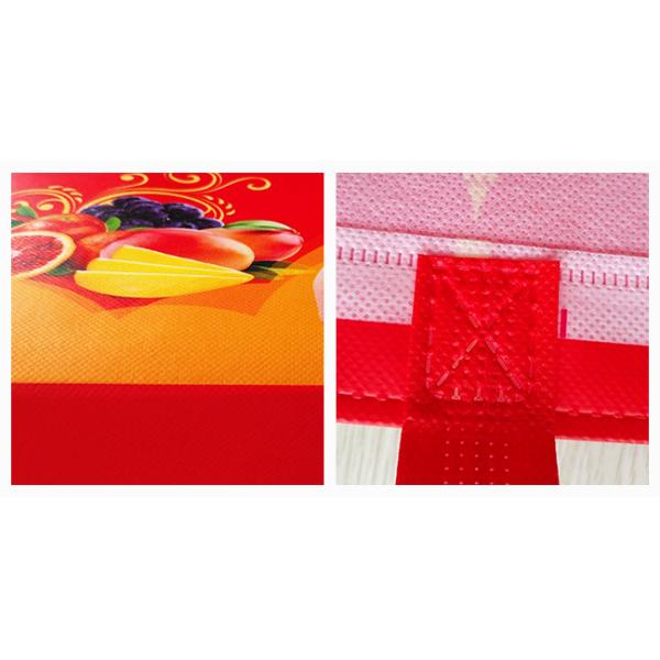 Printed Polypropylene Promotional Non Woven Shopping Bags Foldable Reusable