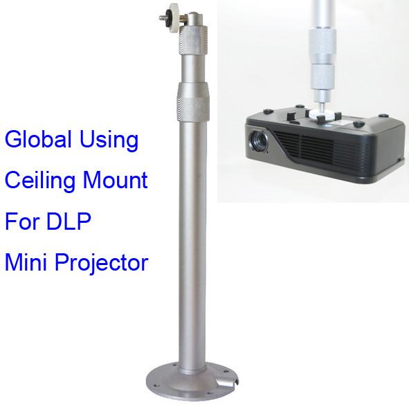Quality Aluminum Alloy Universal Ceiling Mount For Mini DLP LED Projector 30 to 60cm Adjustable for sale