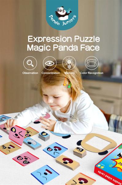 Quality Intellectual Development Facial Expression Puzzle for sale