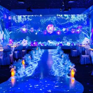 China 20 Channels 3D Wall Projection Immersive Restaurant 5200 Lumens 1920*1200 wholesale