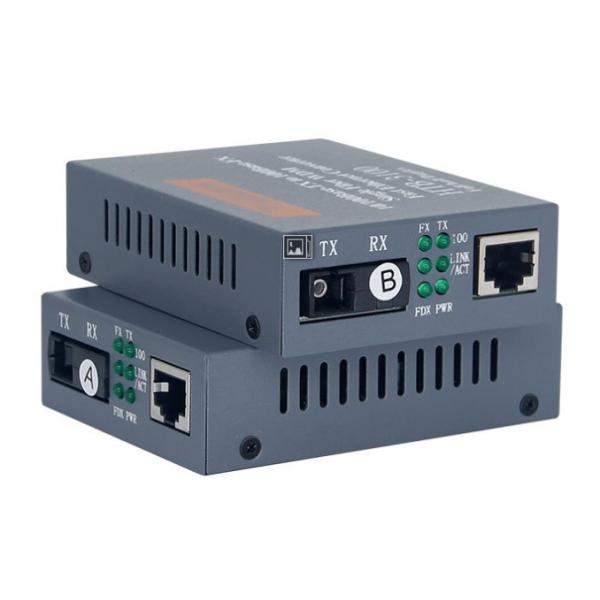 Single Mode Fiber Optical Transceiver 100m HTB-3100A/B Conversion Device SC Interface