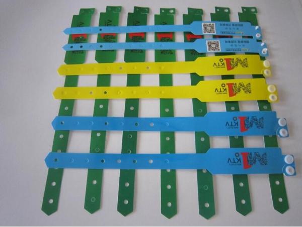 Quality Cheap PVC Bracelet ID NFC Disposable Medical Bracelet , Custom Print Logo , Many Size Avaiable for sale