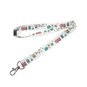Printable Double Sided Polyester Sublimation Lanyard Blanks With Safety Buckle