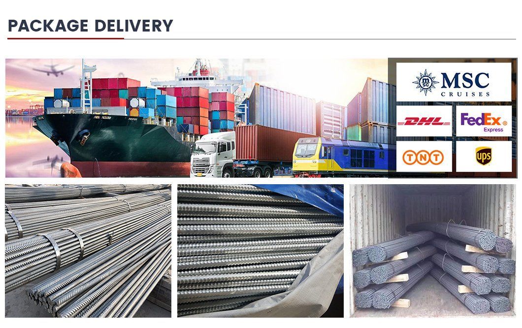 High Strength Steel Rebar Hrb 335 400 500 Grade 300 420 460 520 SD 345 390 490 Fe E 400 500 Deformed Round Cutting Steel Rebar Low Carbon Steel Bar Price