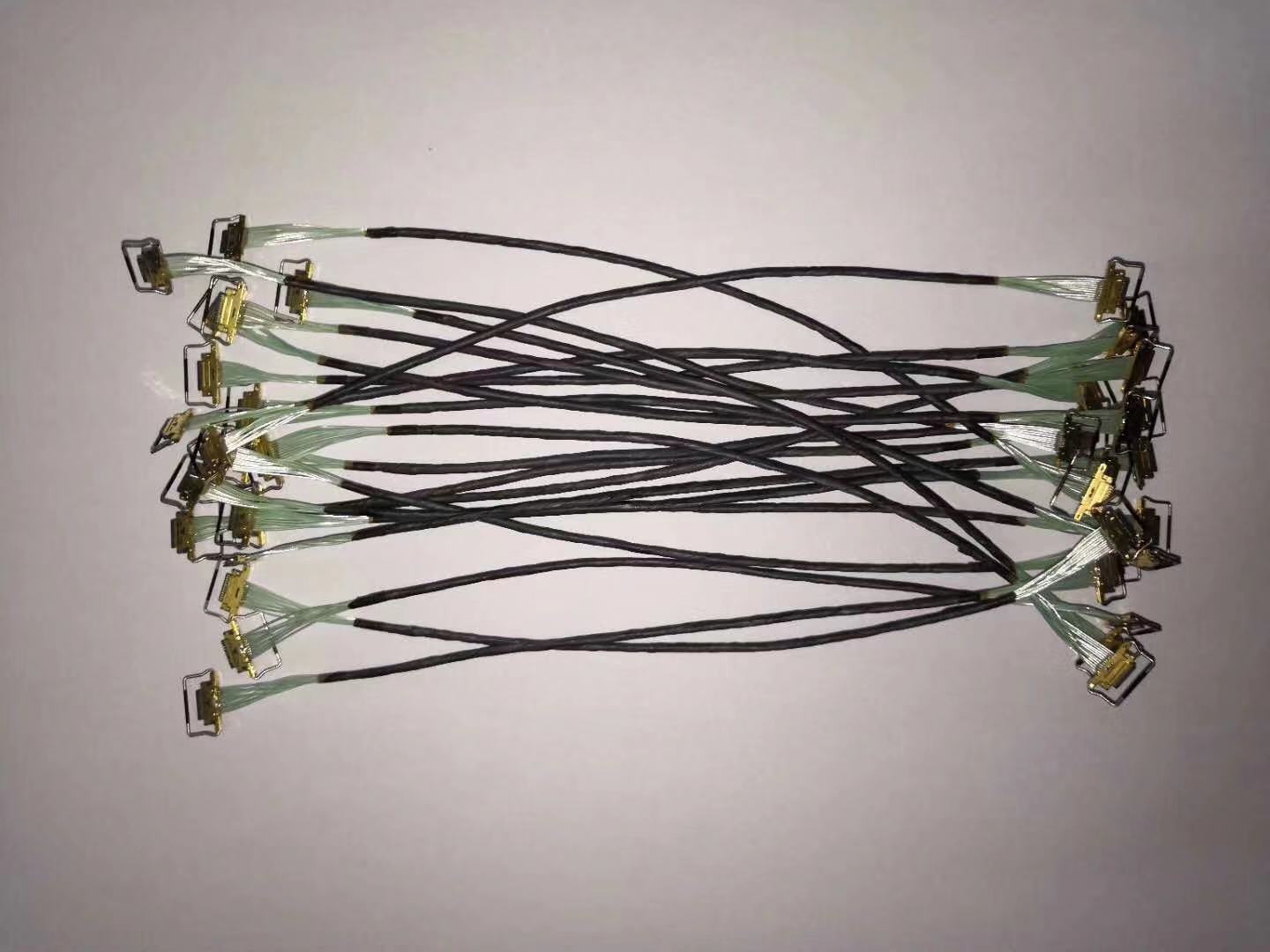 I- PEX MCX MCC EDP Micro Coax Cable Assemblies UL1354 42AWG Braid Shield