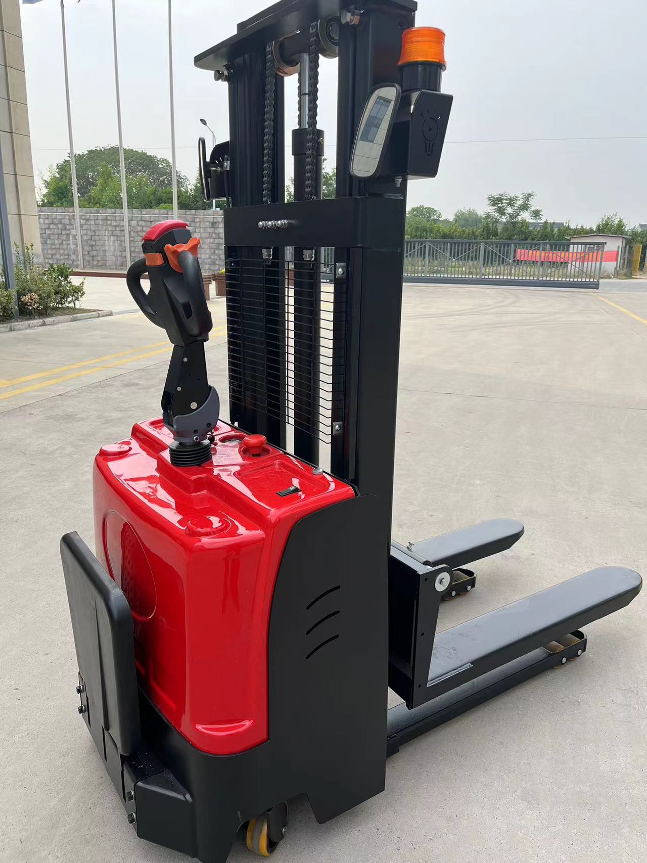New arrival 1000kg 1500kg 2500mm 3000mm All-Electric Pallet Stacker Portable Electric Forklift
