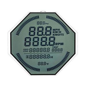 China Round Transflective Lcd Display , Flexible Lcd Display For Instrumentation wholesale