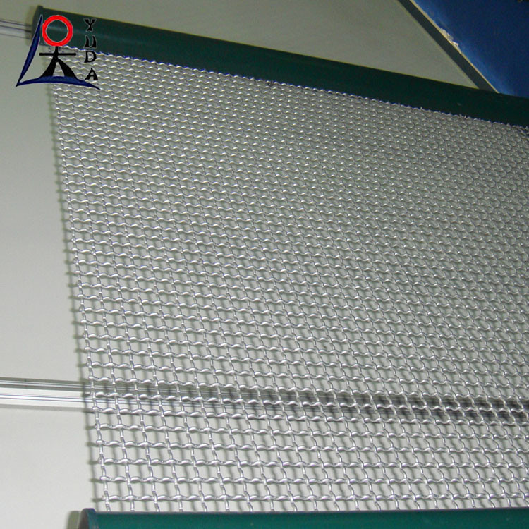 Square Hole Crimped Sieving Wire Galvanized Net Mining Vibrating Screen Mesh