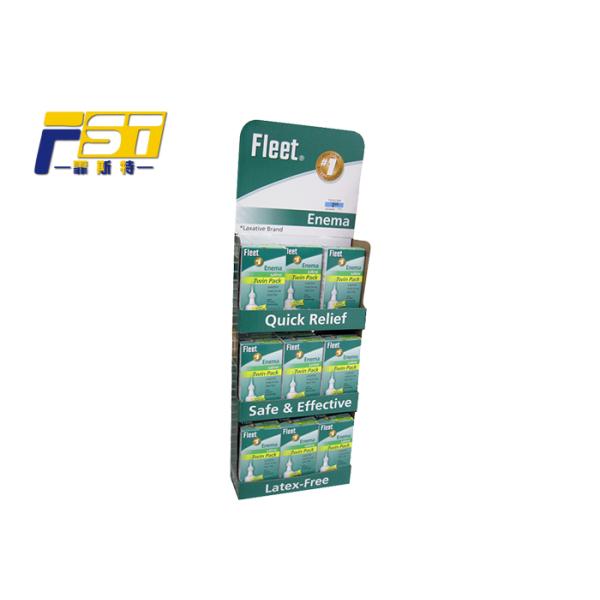 Multipurpose Cardboard Merchandising Displays Light Weight With Plastic Hooks