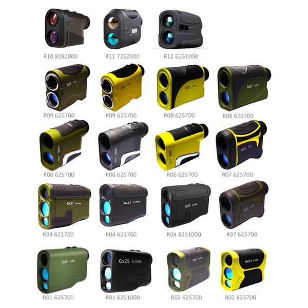 1500M 6X 2.5CM Golf Laser Rangefinder Hunting Rangefinder With Slope
