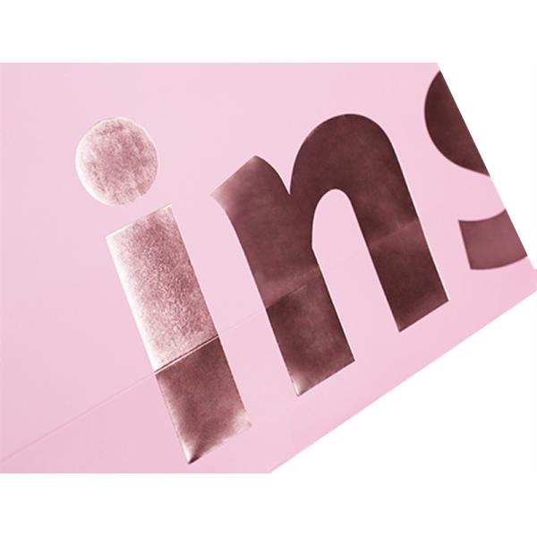 Self Erecting Kraft Christmas Gift Bags Printed Branded Packaging