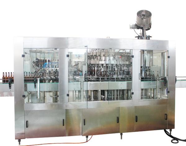 Quality Automatic Beer Glass Bottling Machine PLC Industrial Computers Control for sale