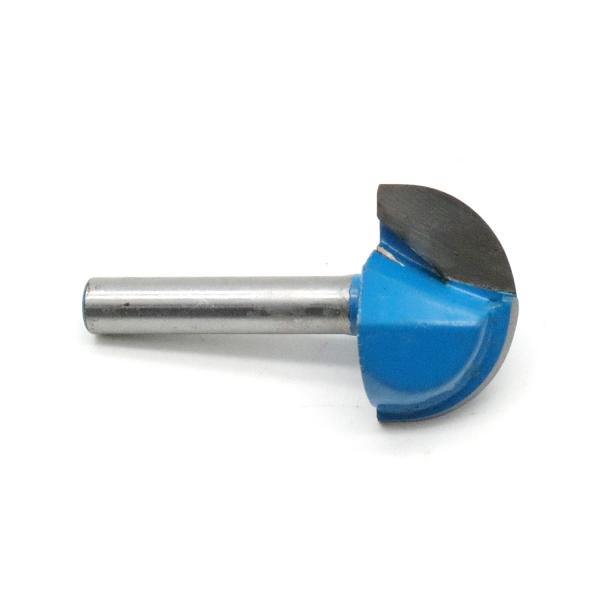 Quality 1 / 4 Inch Steel Shank Woodworking Router Bits / Round Nose Core Box Router Bit for sale