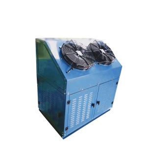 China Top Discharging Refrigeration Condensing Unit Blue Galvanized Steel Casing wholesale
