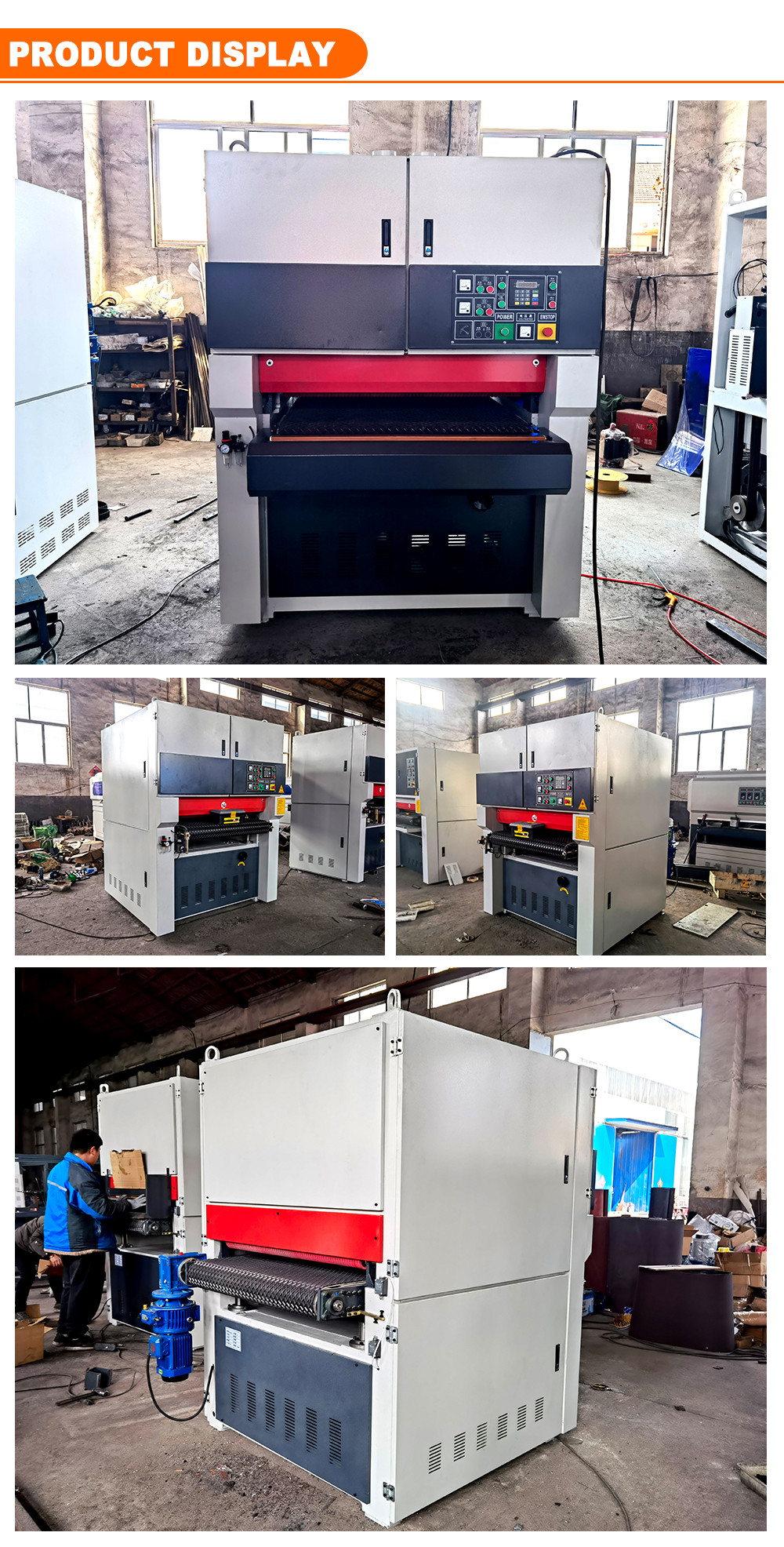 R-RP1000 Wood Board Sanding Machine for Professional Deburring and Primer Sanding