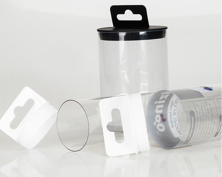 clear PVC PET can for food canning,Customized round clear paint can with tin lid,paint can with tin top & bottom and han