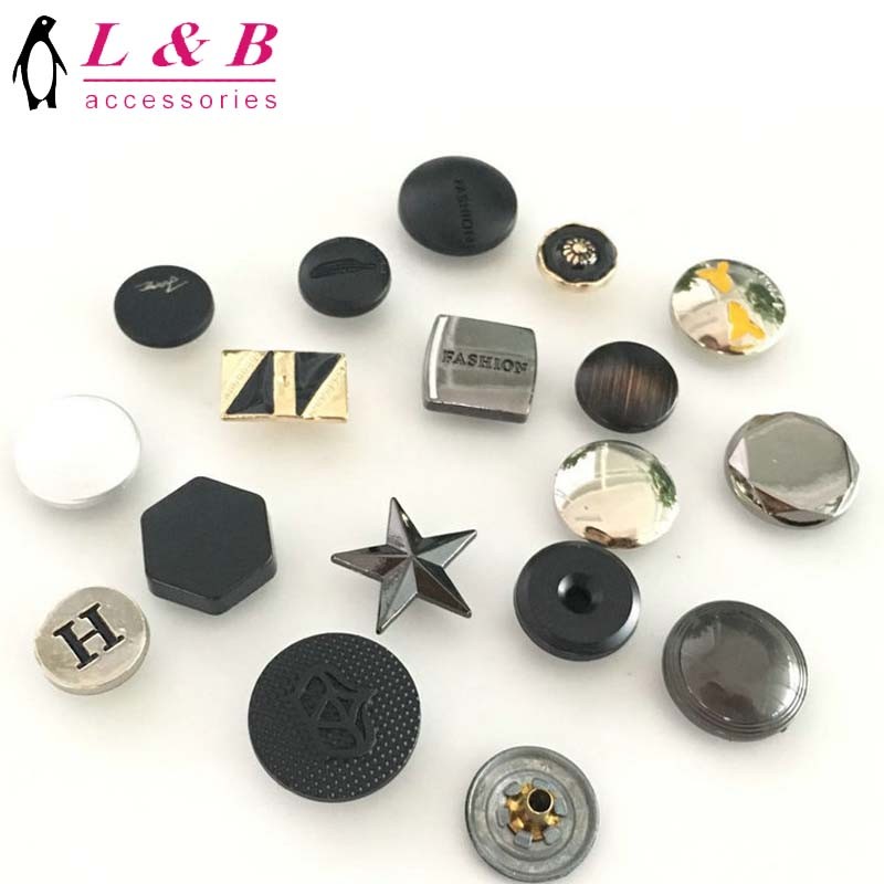 2021 Latest High Quality Zamak Alloy Denim Jeans Button Factory Made Metal Button