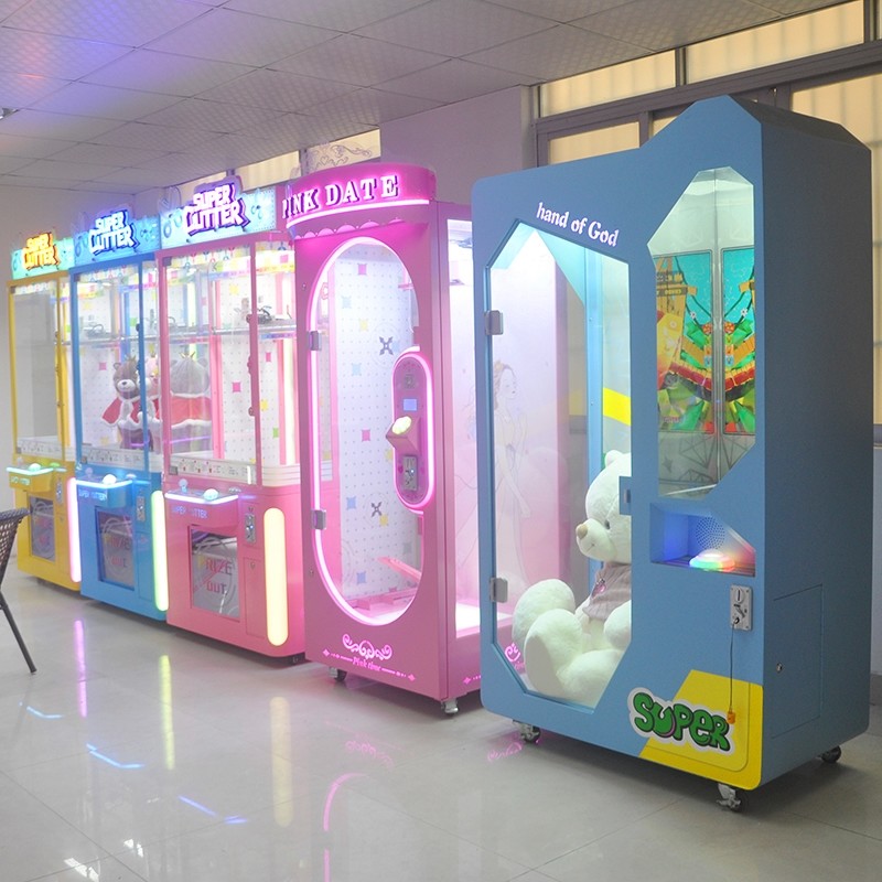 Amusement Park Coin Operated Games Skill Cut to Win Prize Arcade Game Machine Skill Cut Ur Prize