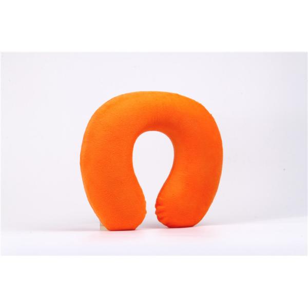 Soft Traveling Memory Foam Contour Pillow U - Shape With Velboa Fabric