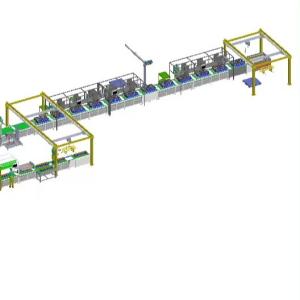 Automated Lithium Battery Pack Assembly Line For Electric Vehicle Batteries