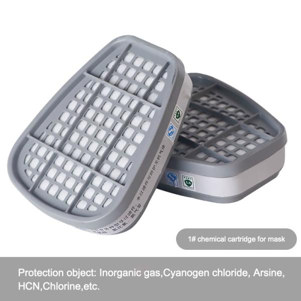 TTR ABS Emergency Escape Equipment Half Face Gas Mask With Air Filtration