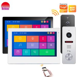 China IP/WiFi 4-Wire Memory 7 Inch Video Intercom Video Doorphone Home Security Interphone Video Doorbell on sale