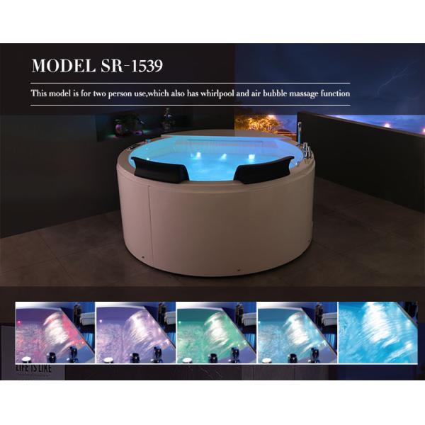 60 X 42 72" 2 Person Drop In Whirlpool Tub With Heater Two Pillow Jacuzzi