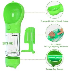Plastic Outdoor Dogs Travel Water Bottle 300ML