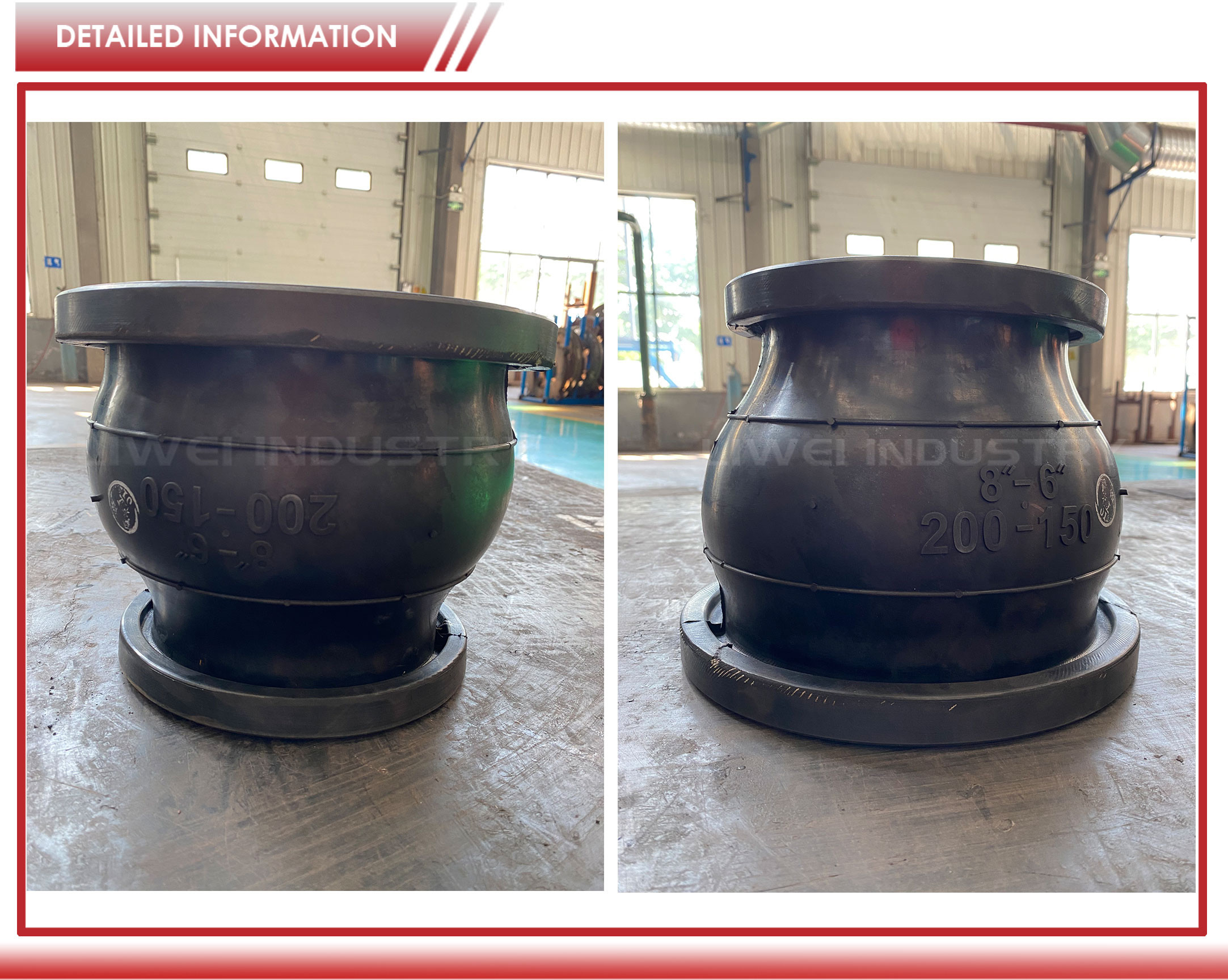 Corrosion Resistant Engineered Rubber Expansion Joint With Free Drawings