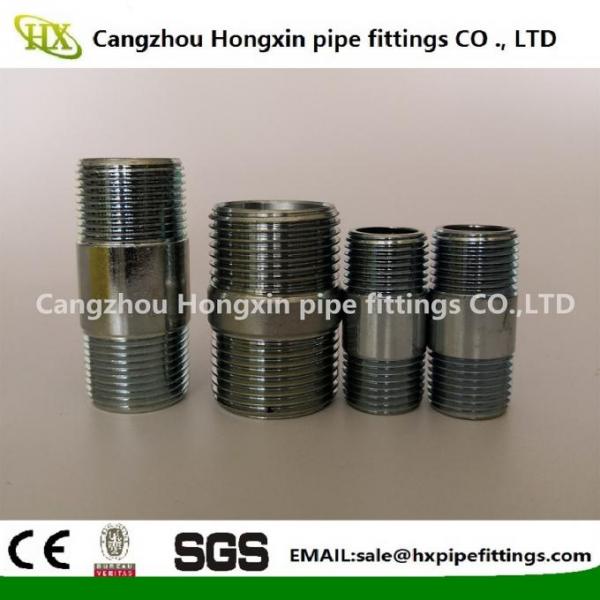 ASTM A733 Galvanized steel pipe nipples with NPT Thread pipe nipple