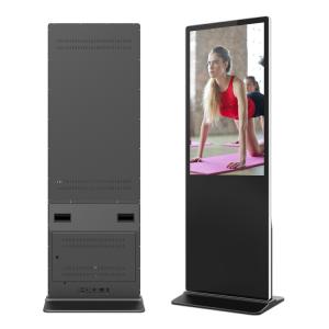 China Multi Format Playback 60Hz Floor Standing Advertising Display 65 Inch on sale