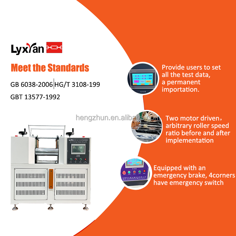 Open Rubber Mixer Equipment Two Roll Open Mill Rubber Mixing Machine With 1 Year Warranty Rubber Mixing capacity 0.3 To 2kg